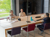 Miriam Jeroen Raymond Gesprek