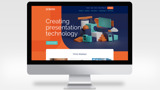 Digitale preview van nieuwe website layout en branding