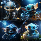 Alientrick A Cute Blue Baby Alien Floating High Detailed Photor 86309345 29A7 4509 9008 C6df3b09050f
