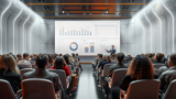 AI-visual Philips Hospitality campaign in hotel auditorium
